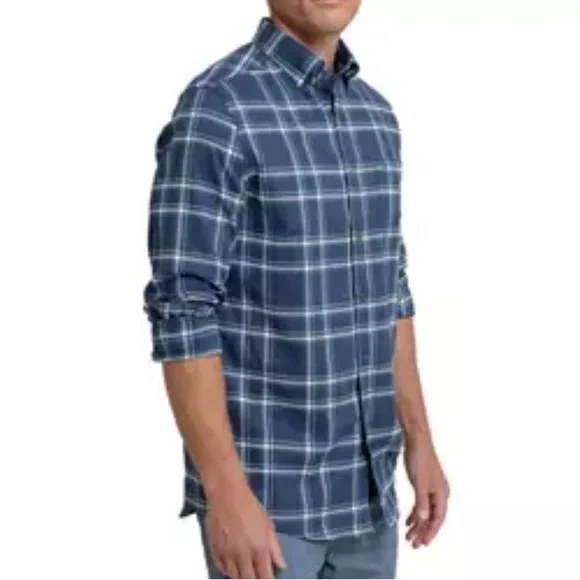 Southern Tide Men's Heron Plaid Flannel Long Sleeve plaid shirt - Picture 3 of 7